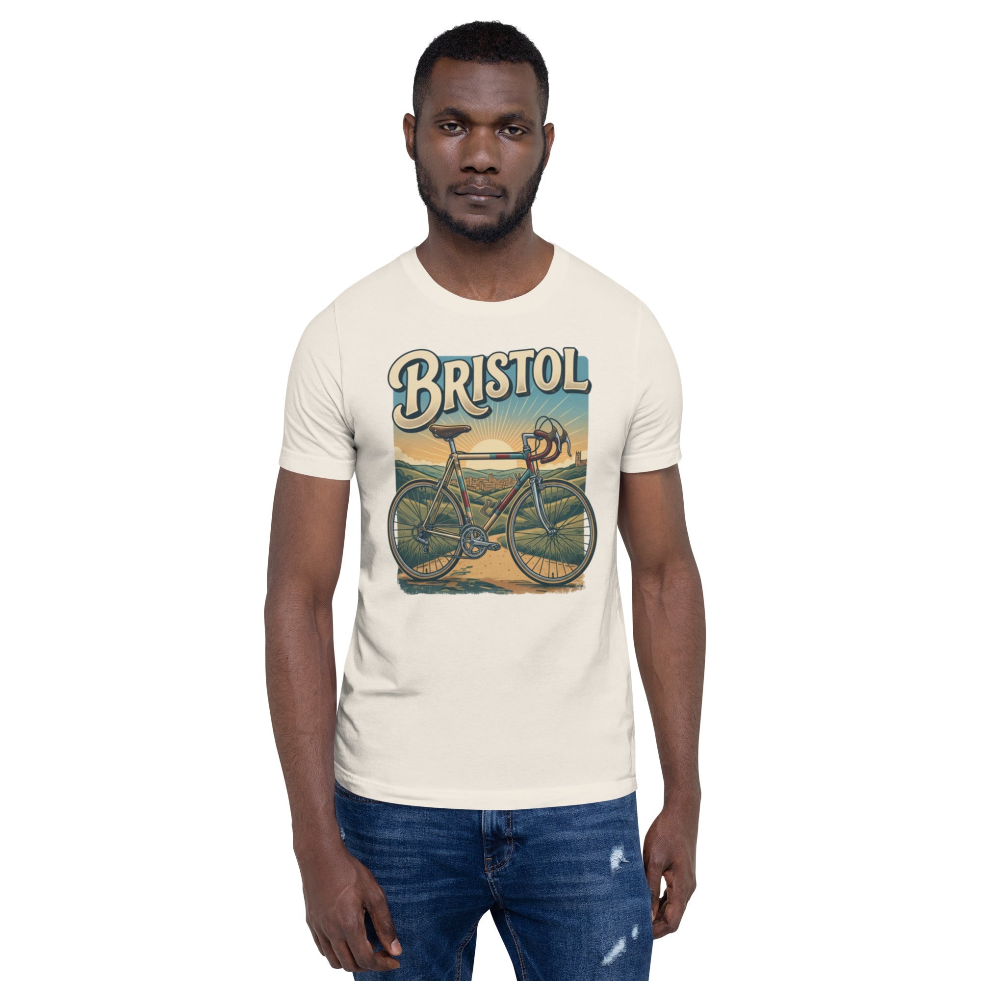 Bristol 4 Roadbike: Unisex T-shirt - All - in - Bristol