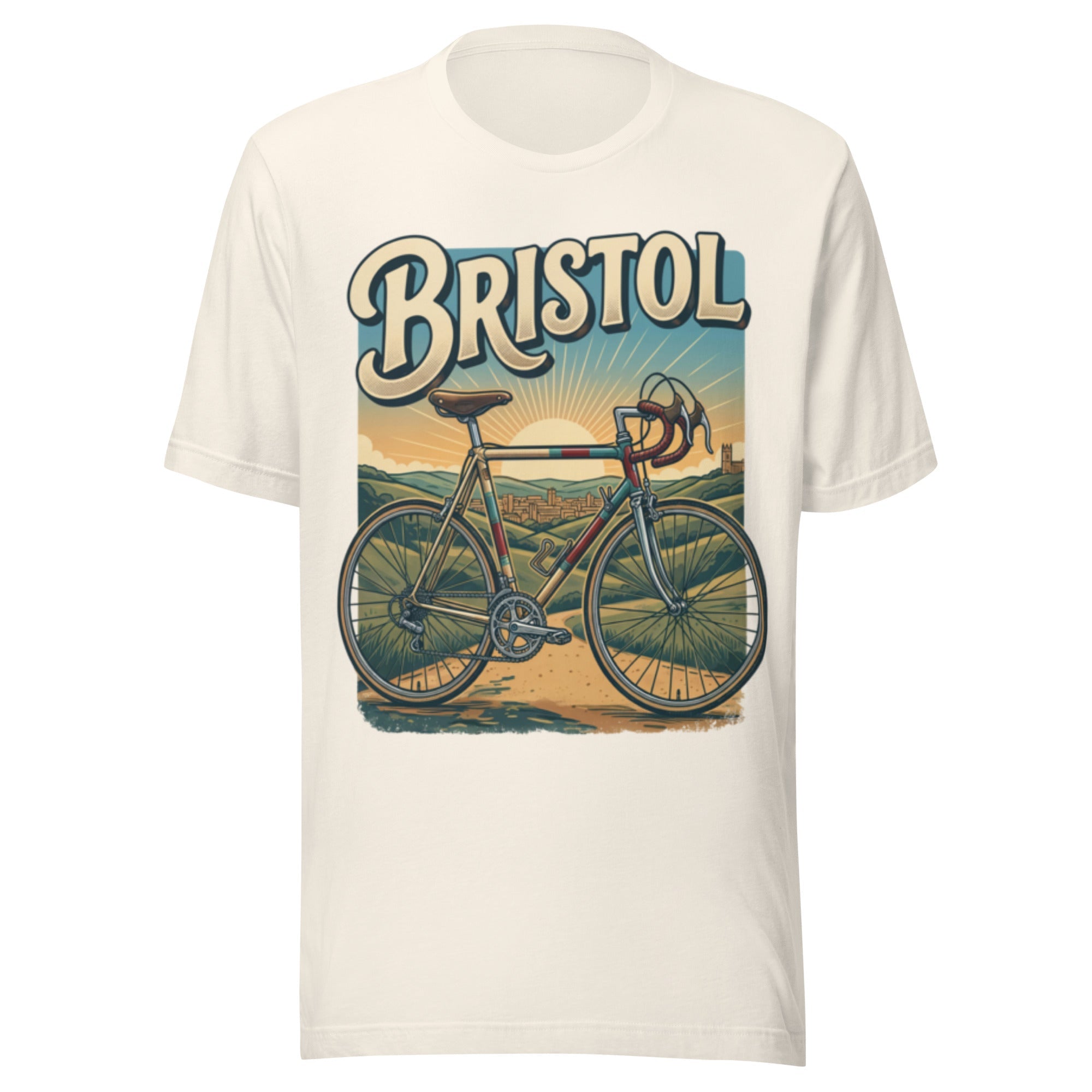 Bristol 4 Roadbike: Unisex T-shirt - All - in - Bristol