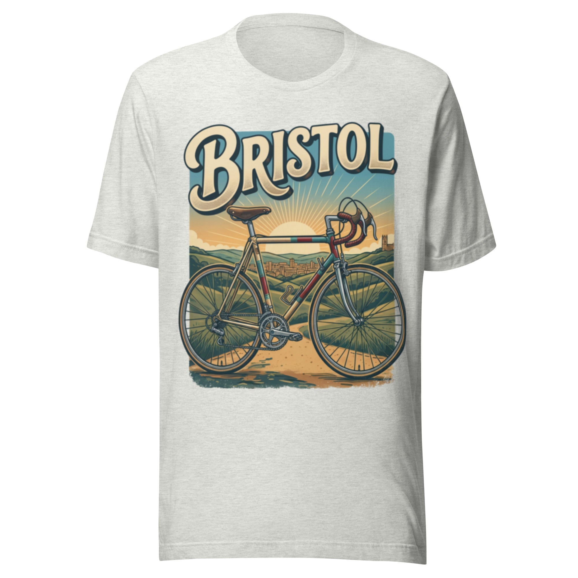Bristol 4 Roadbike: Unisex T-shirt - All - in - Bristol
