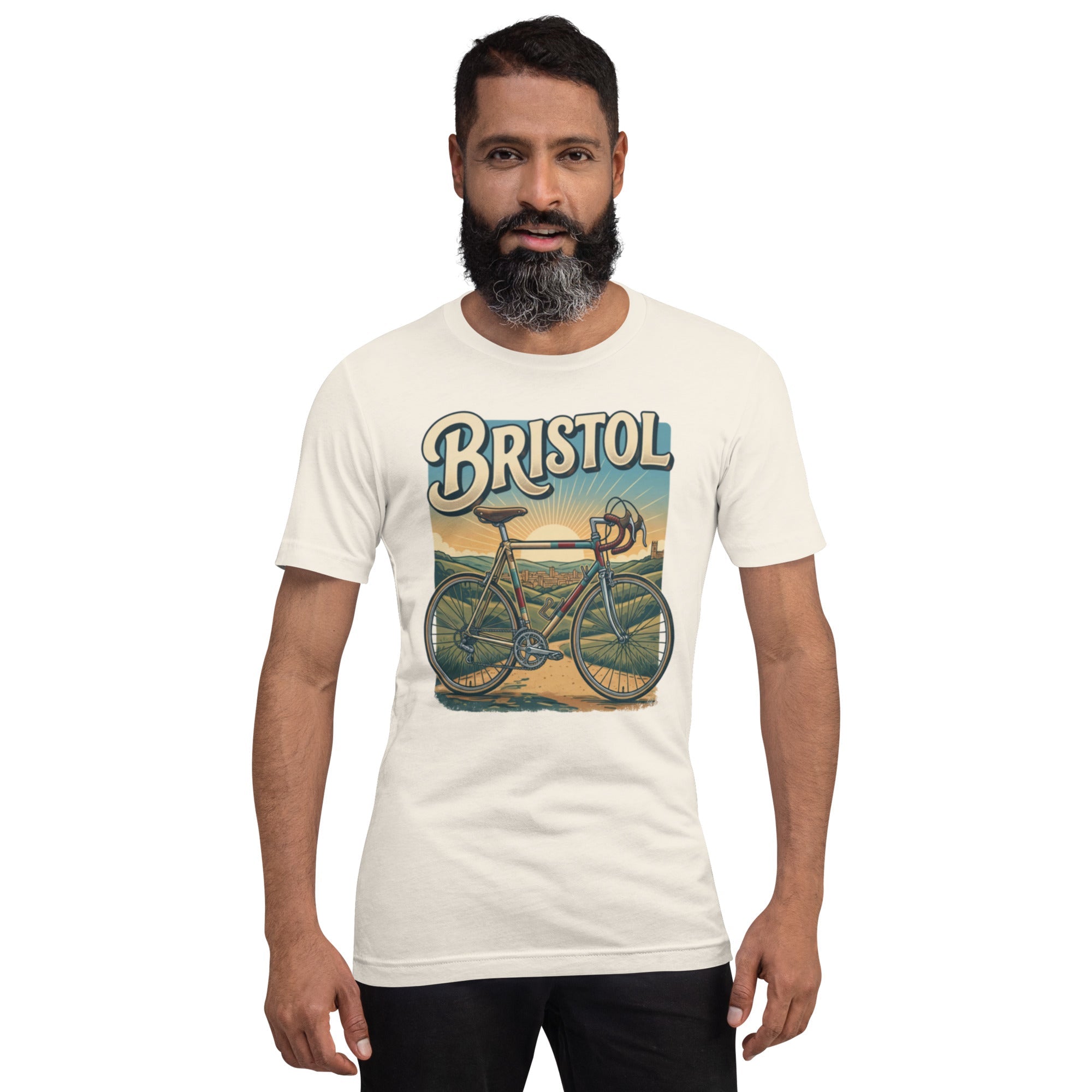 Bristol 4 Roadbike: Unisex T-shirt - All - in - Bristol