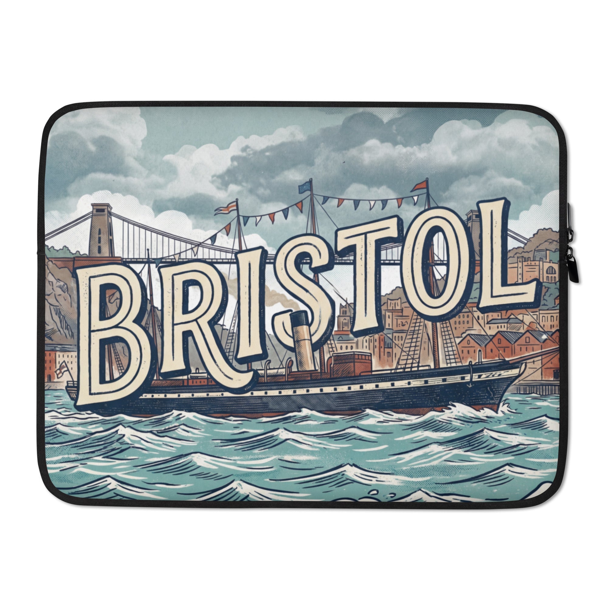 Bristol 4 SSGB: Laptop Sleeve - All - in - Bristol