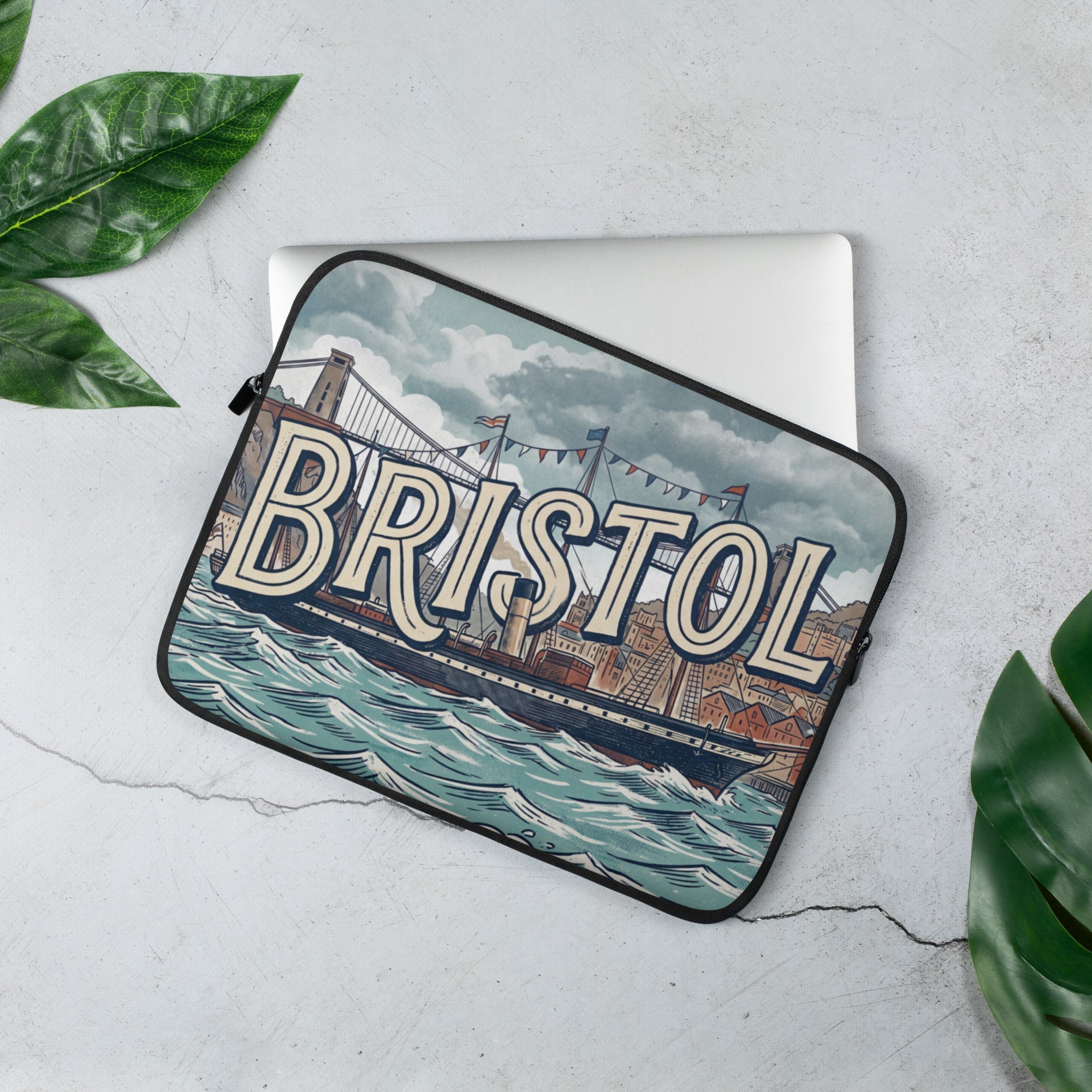 Bristol 4 SSGB: Laptop Sleeve - All - in - Bristol
