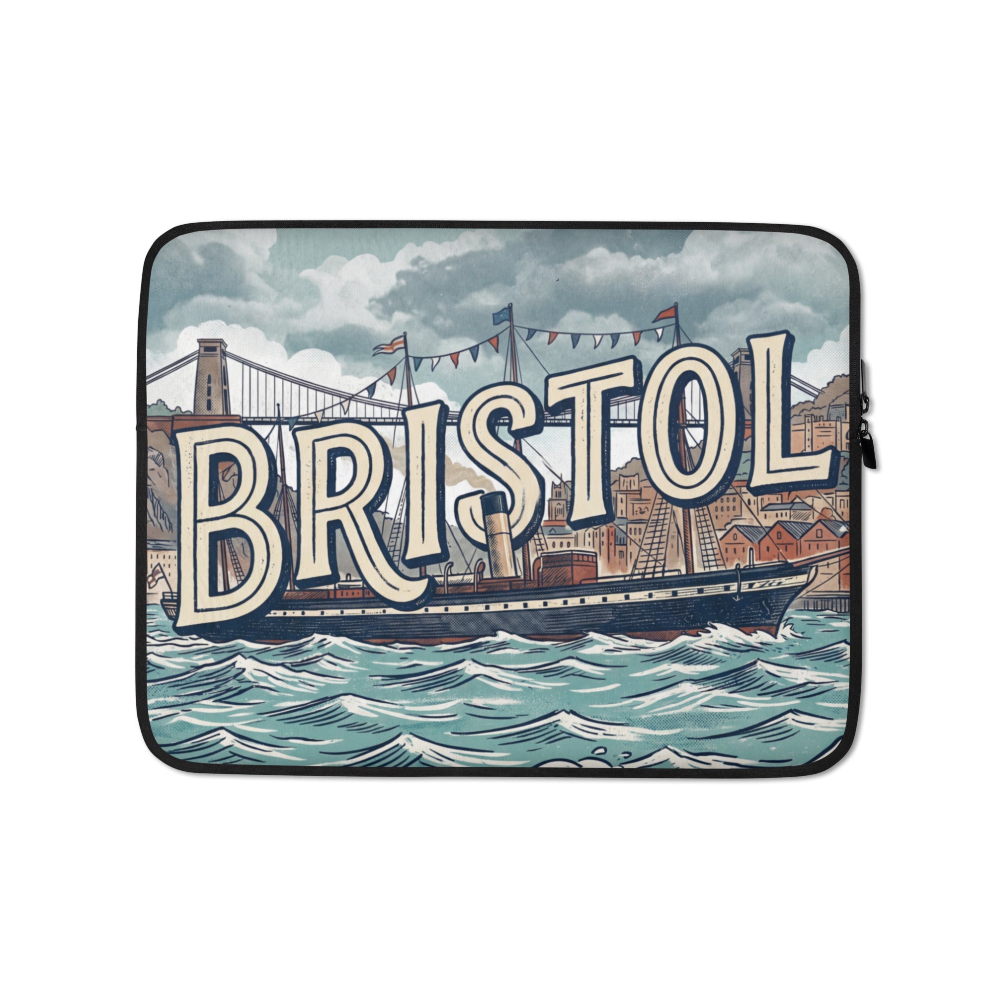 Bristol 4 SSGB: Laptop Sleeve - All - in - Bristol
