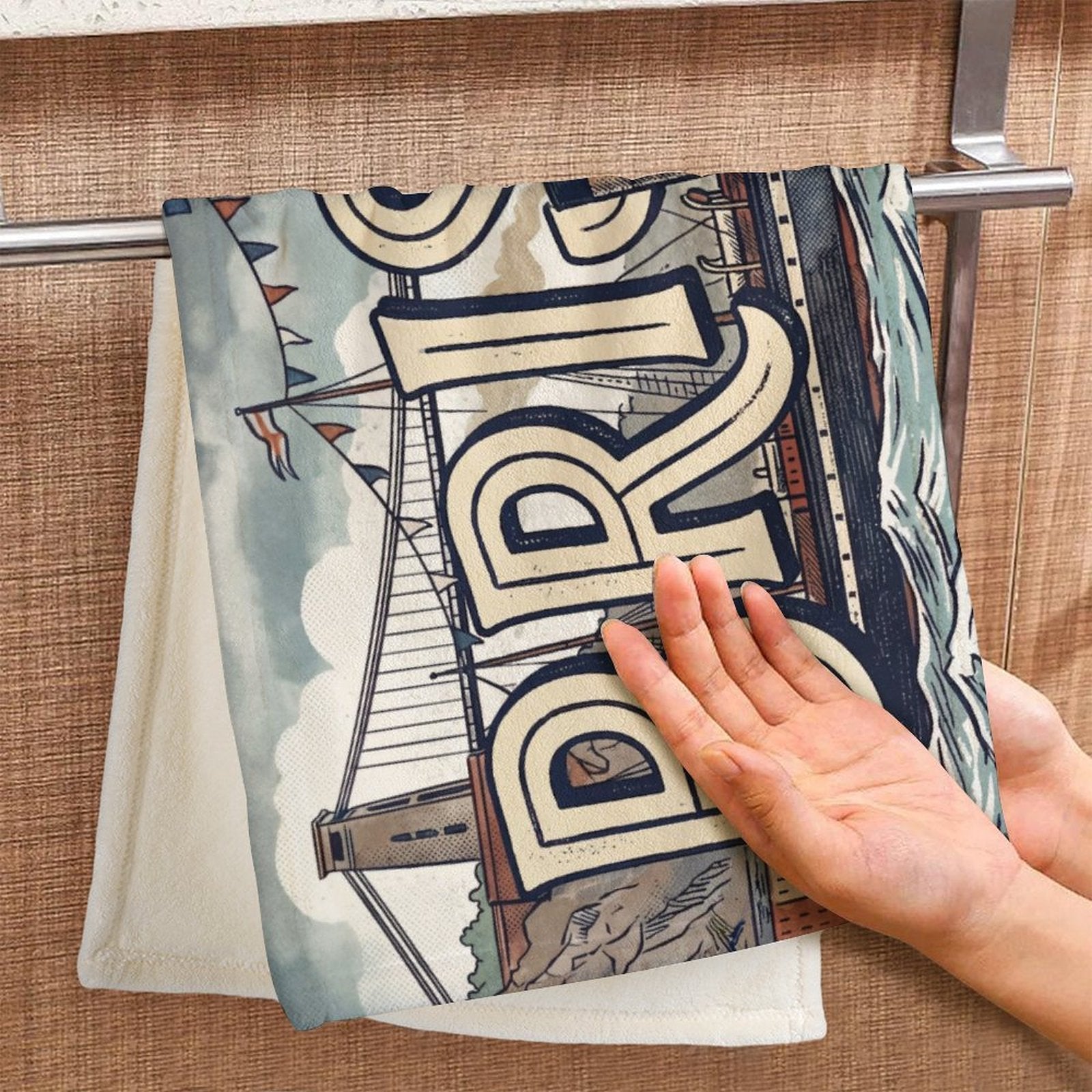 Coral Velvet Towel - All-in-Bristol