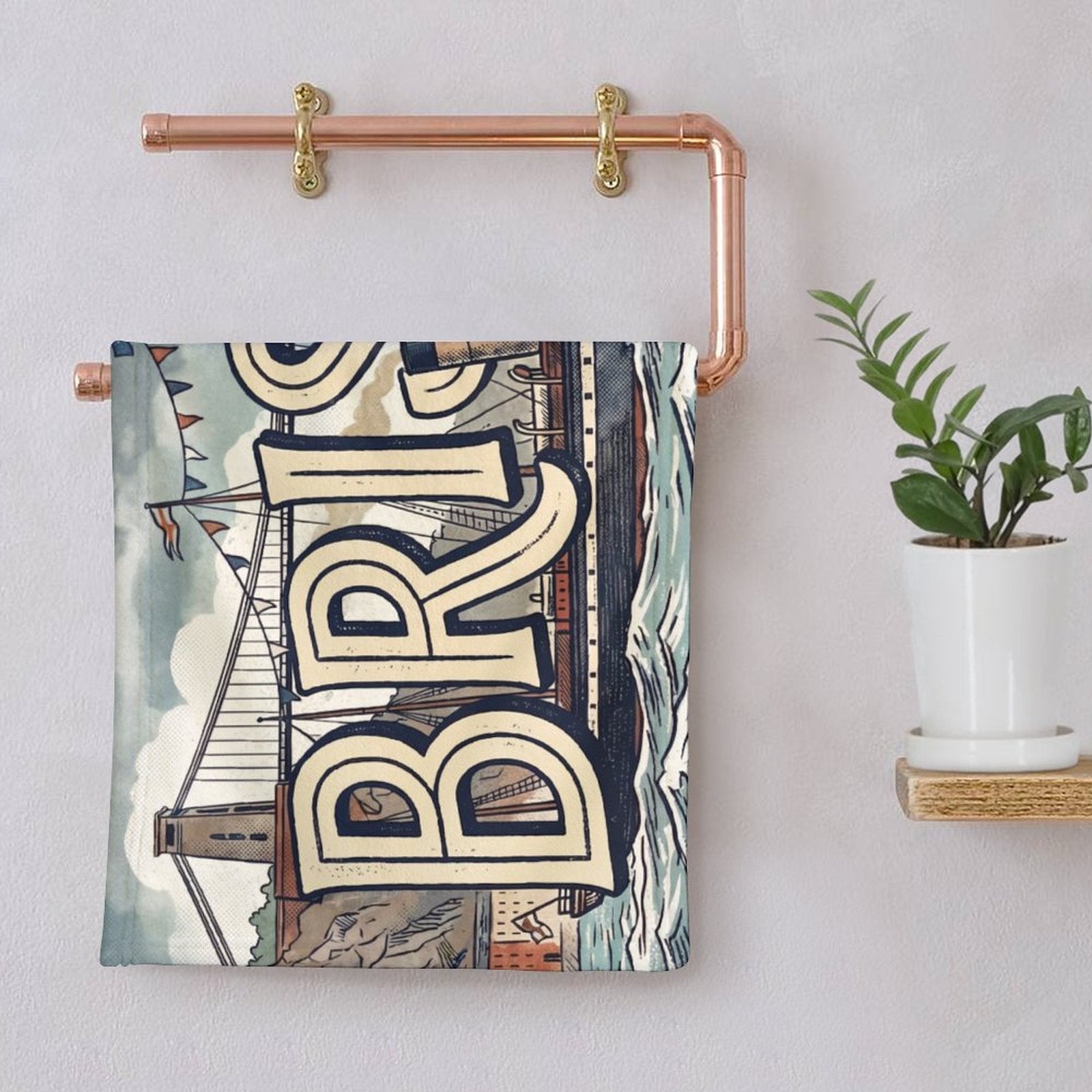 Coral Velvet Towel - All-in-Bristol