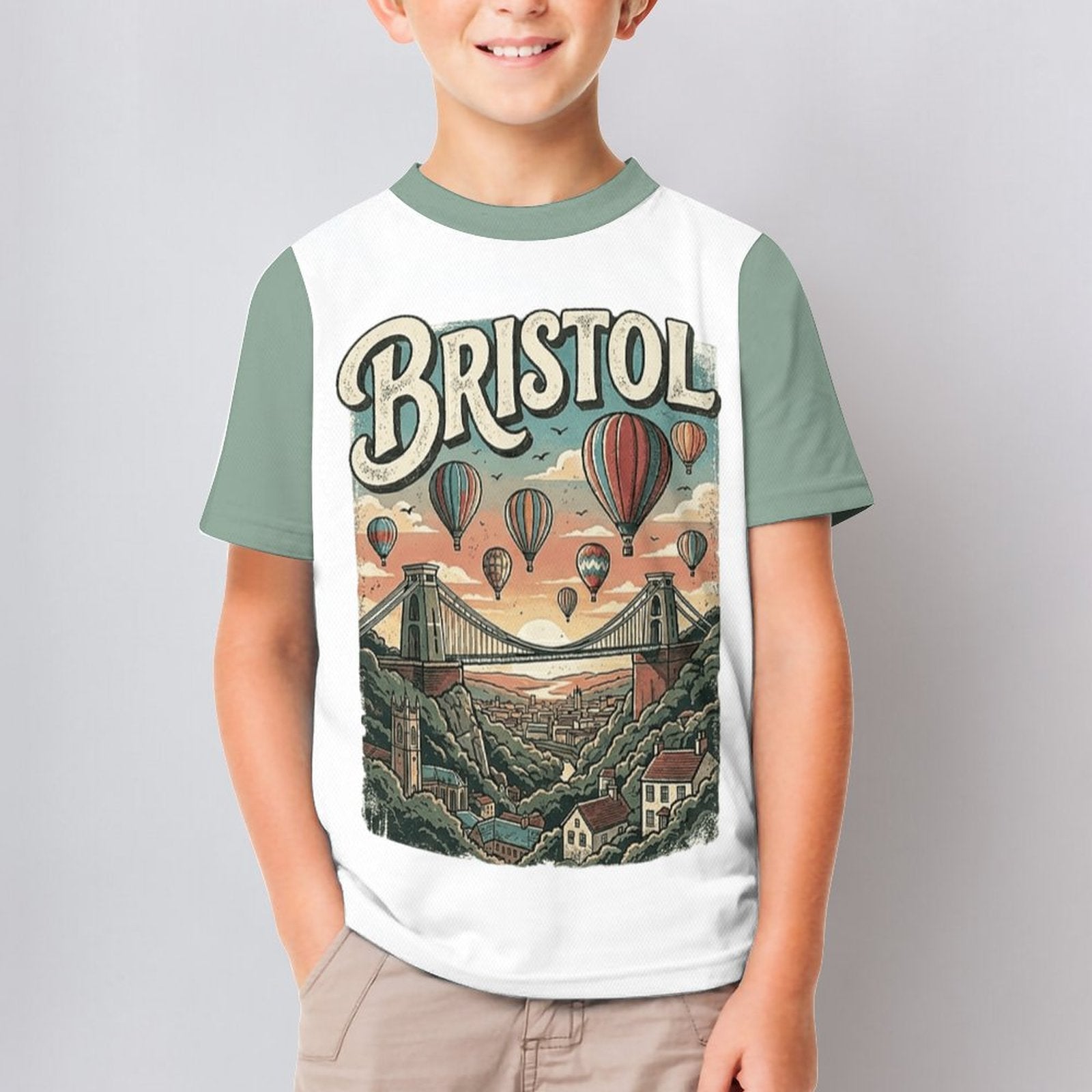 Unisex Children T-Shirt(All-Over Printing) - All-in-Bristol
