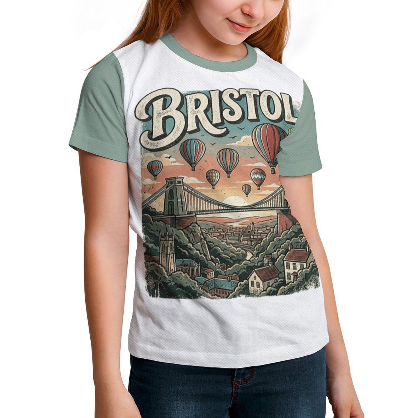 Unisex Children T-Shirt(All-Over Printing) - All-in-Bristol