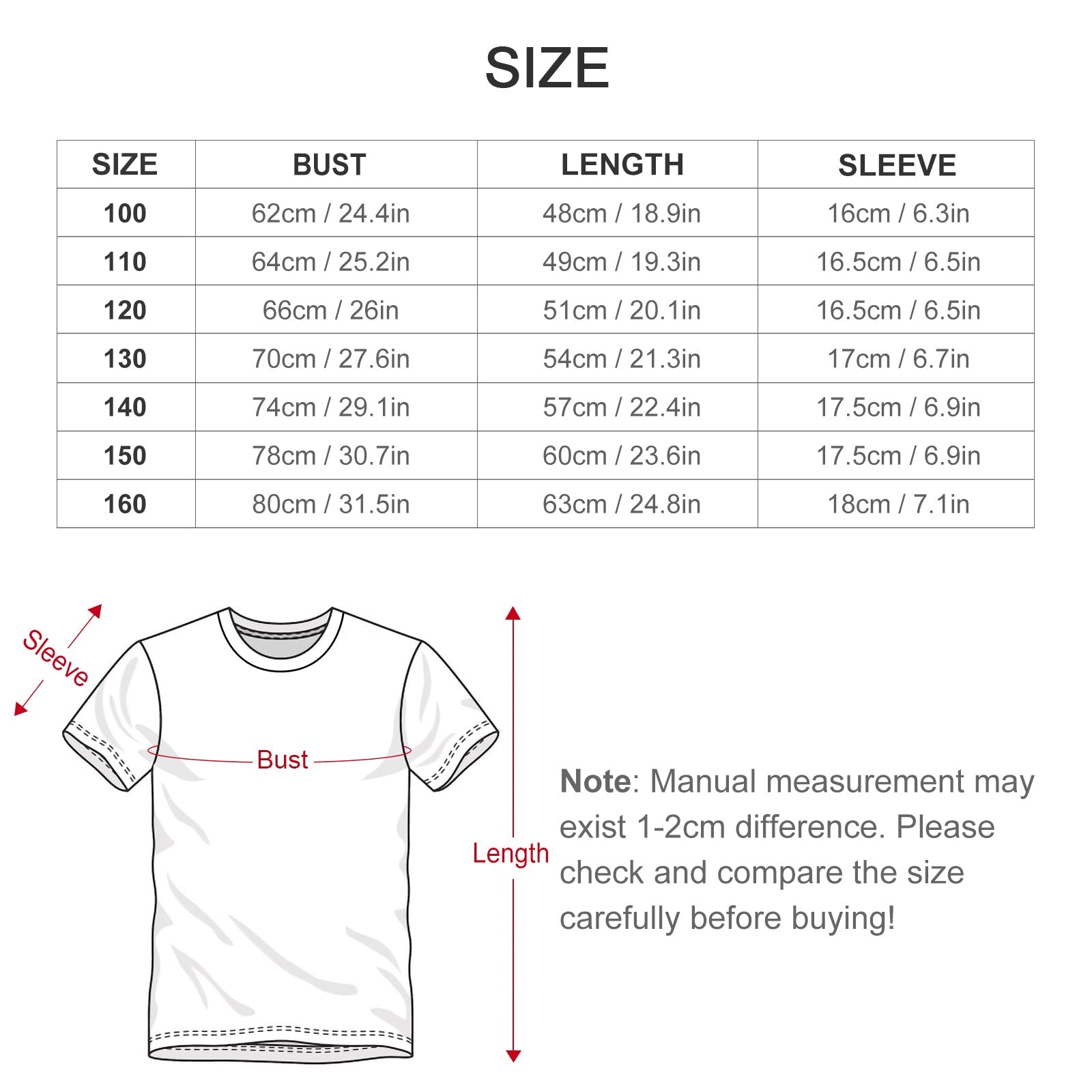 Unisex Children T-Shirt(All-Over Printing) - All-in-Bristol